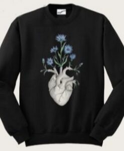 Human Anatomy Heart Cornflower sweatshirt
