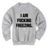 I Am Fucking Freezing Crewneck Sweatshirt