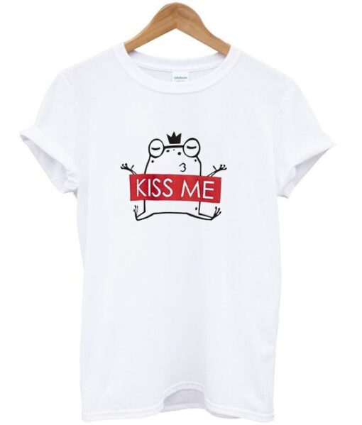 Kiss Me Frog Funny T Shirt