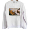 Michelangelo British Cat Graphic Sweatshirt