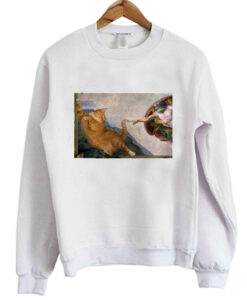 Michelangelo British Cat Graphic Sweatshirt