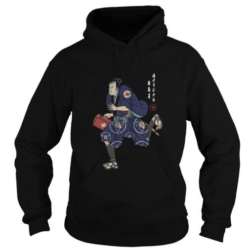 Paramedic Samurai Graphic Hoodie