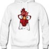 Rooster Chicken hen Graphic Hoodie