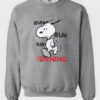 Run Run Snoopy Running Sweatshirt