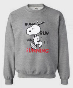 Run Run Snoopy Running Sweatshirt