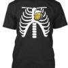 Skeleton And Beer Graphic T Shirt