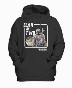 Star Wars Mando Baby Yoda Clan of Two Hoodie