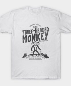 The Three Headed Monkey T shirt