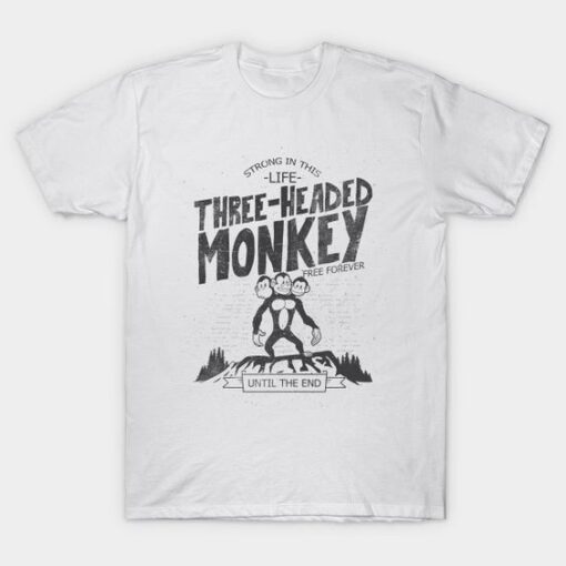 The Three Headed Monkey T shirt