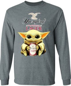 Baby Yoda Hug Lager beer sweatshirt