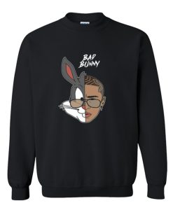 Bad Bunny Half Face Sweatshirt