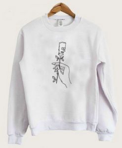 Bart rose hand Sweatshirt