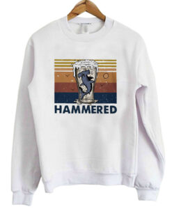 Beer and Hammerhead Shark sweatshirt