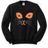 Cat Face Crewneck Sweatshirt