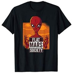 Flat Mars Society Graphic T Shirt