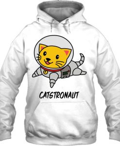 Happy Catstronaut in Space hoodie