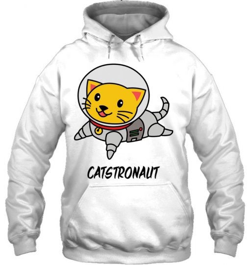 Happy Catstronaut in Space hoodie