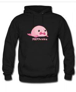 Japanese Blobfish Kawaii Hoodie