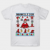 Namasleigh Funny Santa Yoga Christmas T Shirt