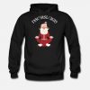 Namasleigh Funny Santa Yoga Christmas hoodie