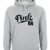 Pink 86 Logo hoodie
