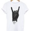 Rock Metal Hand Graphic T Shirt