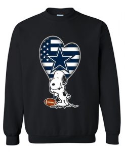 Snoopy Football Sports Sweatshirt