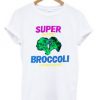 Super Broccoli graphic T Shirt