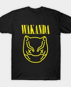 Wakanda Smiley Black Panther T Shirt