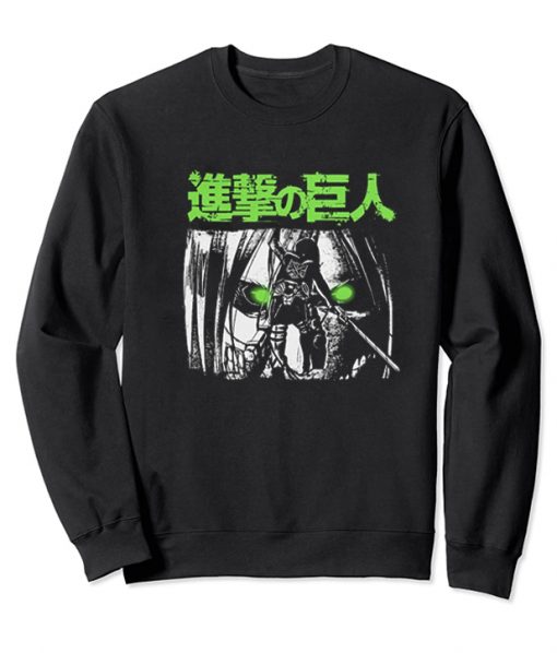 Attack On Titan Green Eyes Sweatshirt