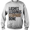 Lashes Leggings Leopard Done shirt