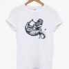 Lion And Crocodile Fights T shirt