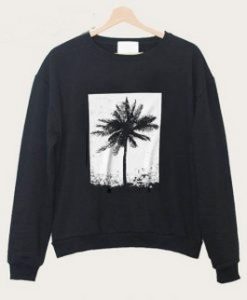 Palm Tree Graphic Sweatshirt