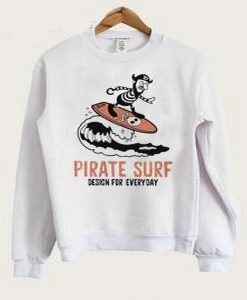 Pirate Surf Funny sweatshirt