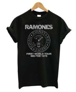 Ramones First World Tour 1978 T Shirt