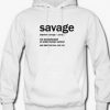 Savage Definition Hoodie Pullover