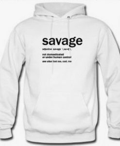 Savage Definition Hoodie Pullover