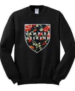 Vampire Weekend Floral Shield Sweatshirt