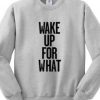 Wake Up For What Sweatshirt