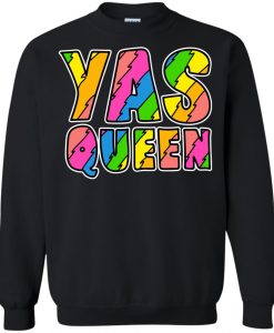YAS queen Crewneck Sweatshirt