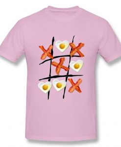 Bacon And Egg Tic Tac Toe T Shirt