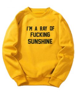 I'm A Ray Of Fucking Sunshine Sweatshirt