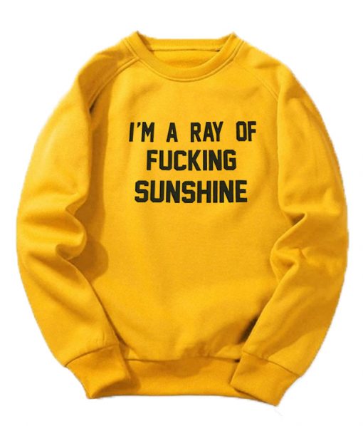 I'm A Ray Of Fucking Sunshine Sweatshirt