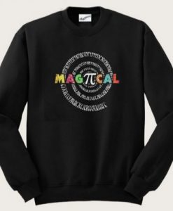 Magical Pi Day Spiral Numbers Sweatshirt