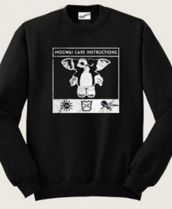 Mogwai Care Instruction Sweatshirt