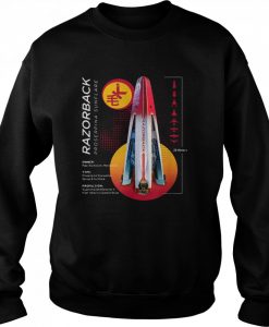 The Expanse Razorback ship Sweatshirt