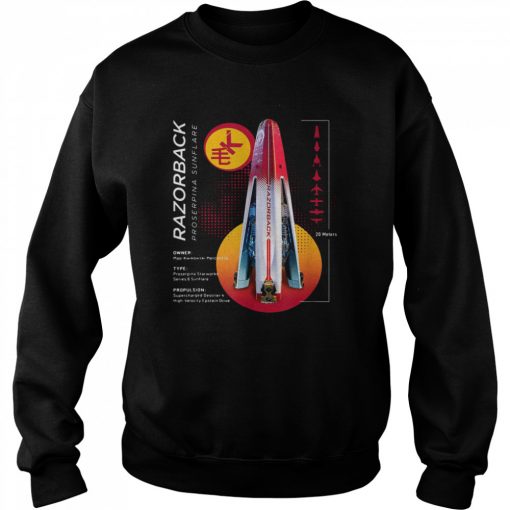 The Expanse Razorback ship Sweatshirt