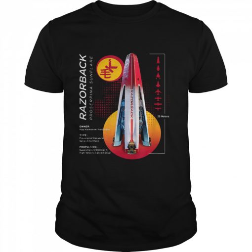 The Expanse Razorback ship T Shirt