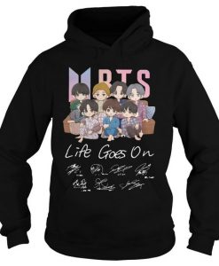 Bts Signatures Life Goes On Hoodie