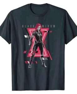 Black Widow Portrait T Shirt